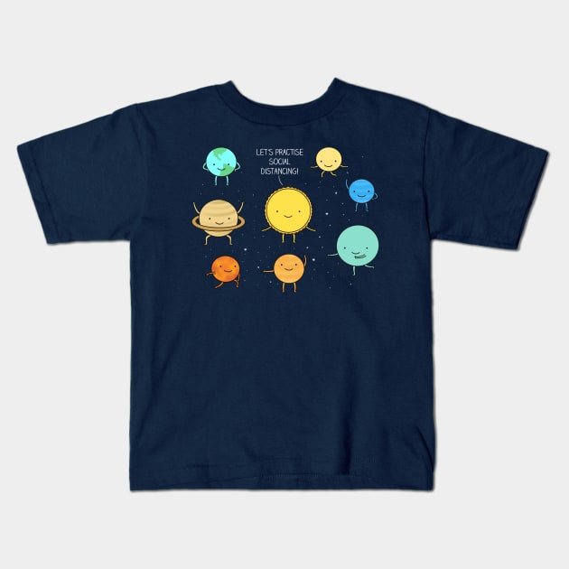 Safe space Kids T-Shirt by milkyprint